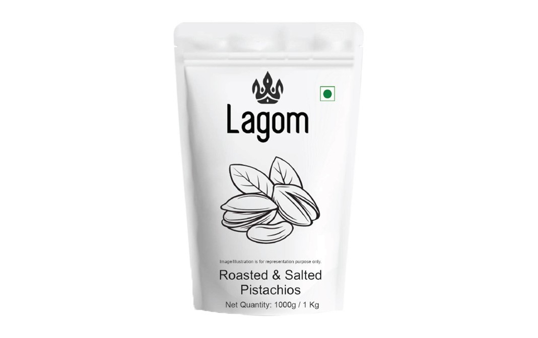 Lagom Roasted & Salted Pistachios    Pack  1 kilogram